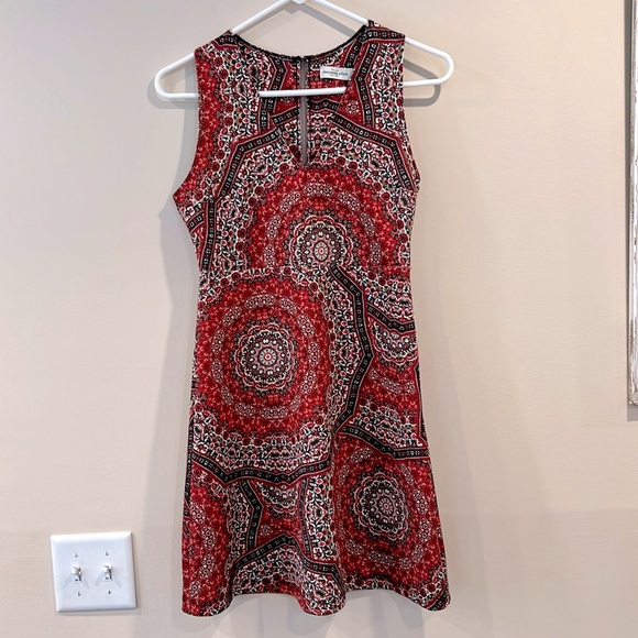 🔥Abercrombie & Fitch Red A-Line Sleeveless Dress🔥 - Picture 1 of 7